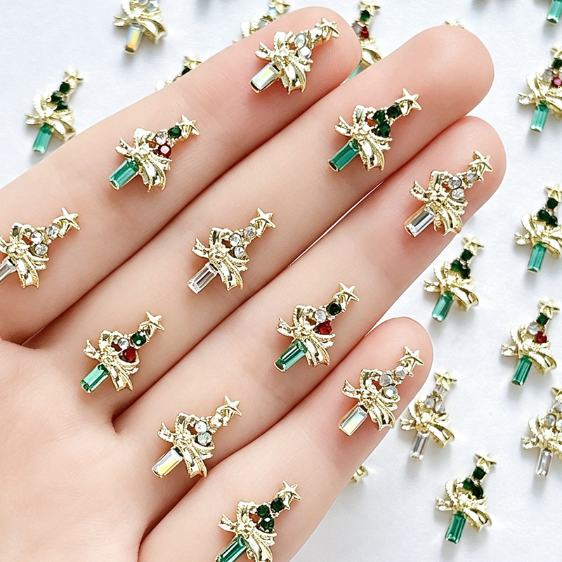 Exquisite 3D Holiday JewelryMiniature Xmas Finger Accessories